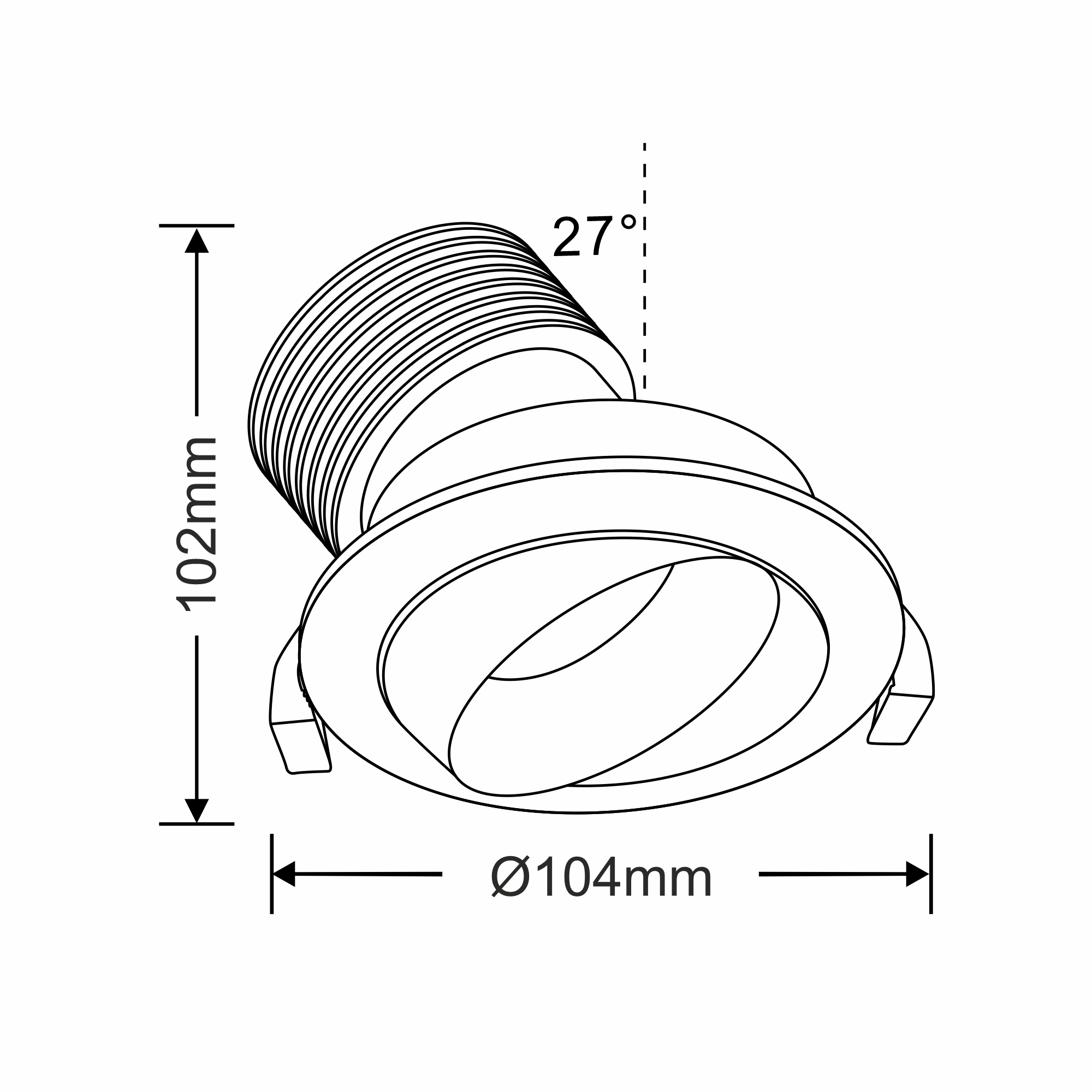 Bonia 11 Recessed Ceiling Luminaires Dlux Round Recess Ceiling